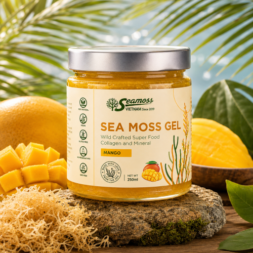 Sea Moss Gel hũ 300gr vị xoài
