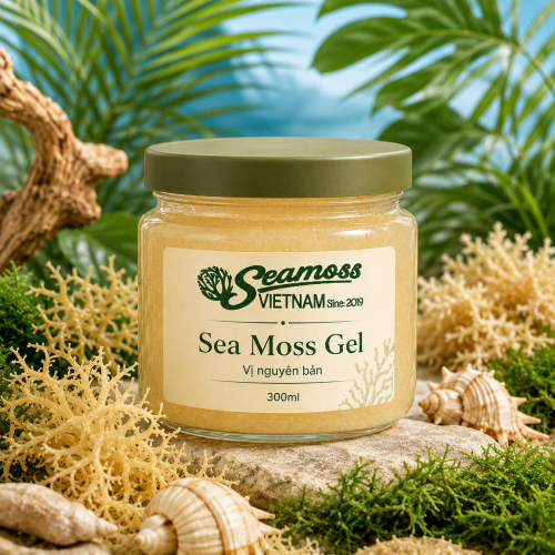Sea Moss Gel hũ 300gr vị nguyên bản